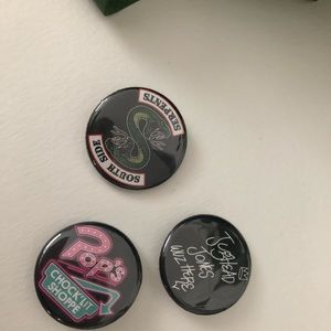 Riverdale Themed decor pins